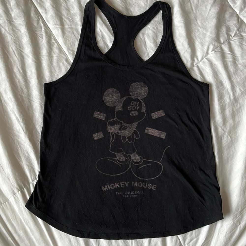 Jeff Black Disney Mickey Mouse Tank, worn a few times